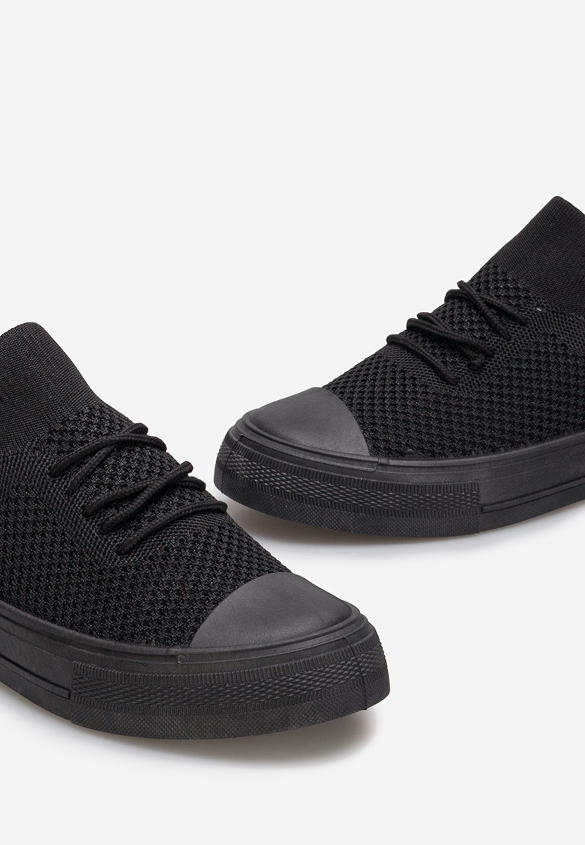 Czarne trampki damskie Beverly