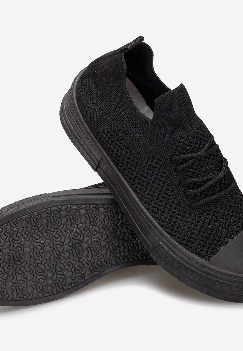 Czarne trampki damskie Beverly