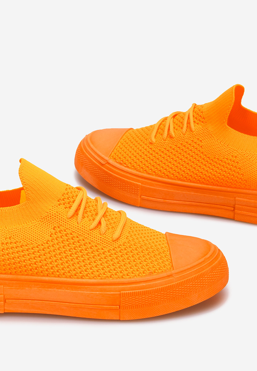 Pomarańczowe trampki damskie Beverly