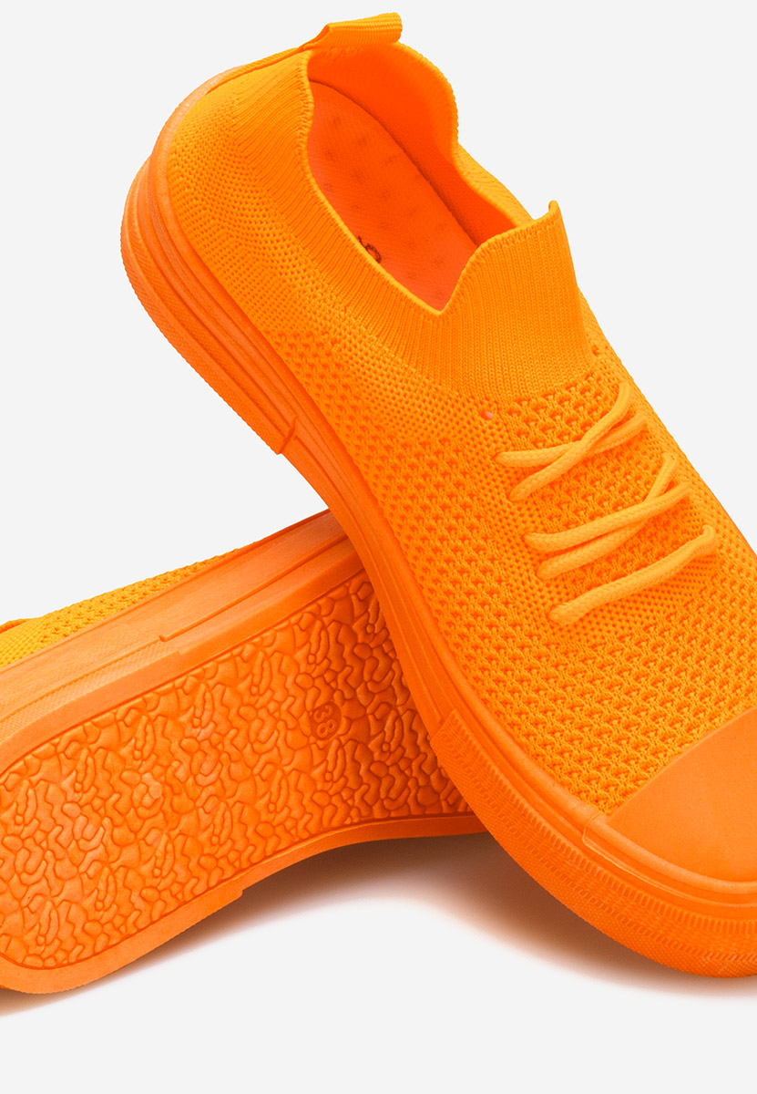 Pomarańczowe trampki damskie Beverly