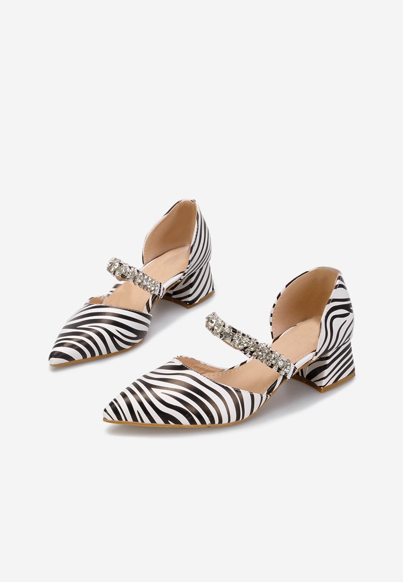 Zebra czółenka na słupku Vivia