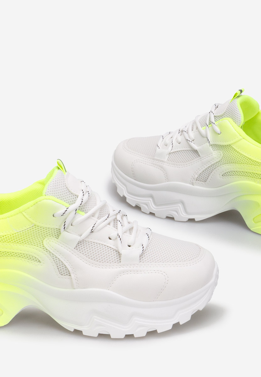 Białe sneakersy damskie Chrystelle  V2