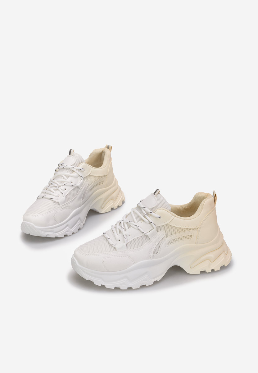 Białe sneakersy damskie Chrystelle  V3