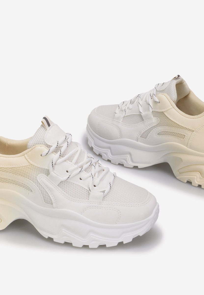 Białe sneakersy damskie Chrystelle  V3