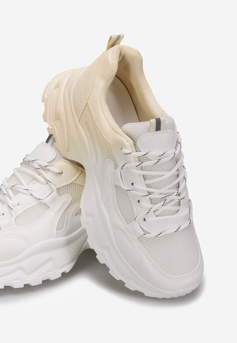 Białe sneakersy damskie Chrystelle  V3