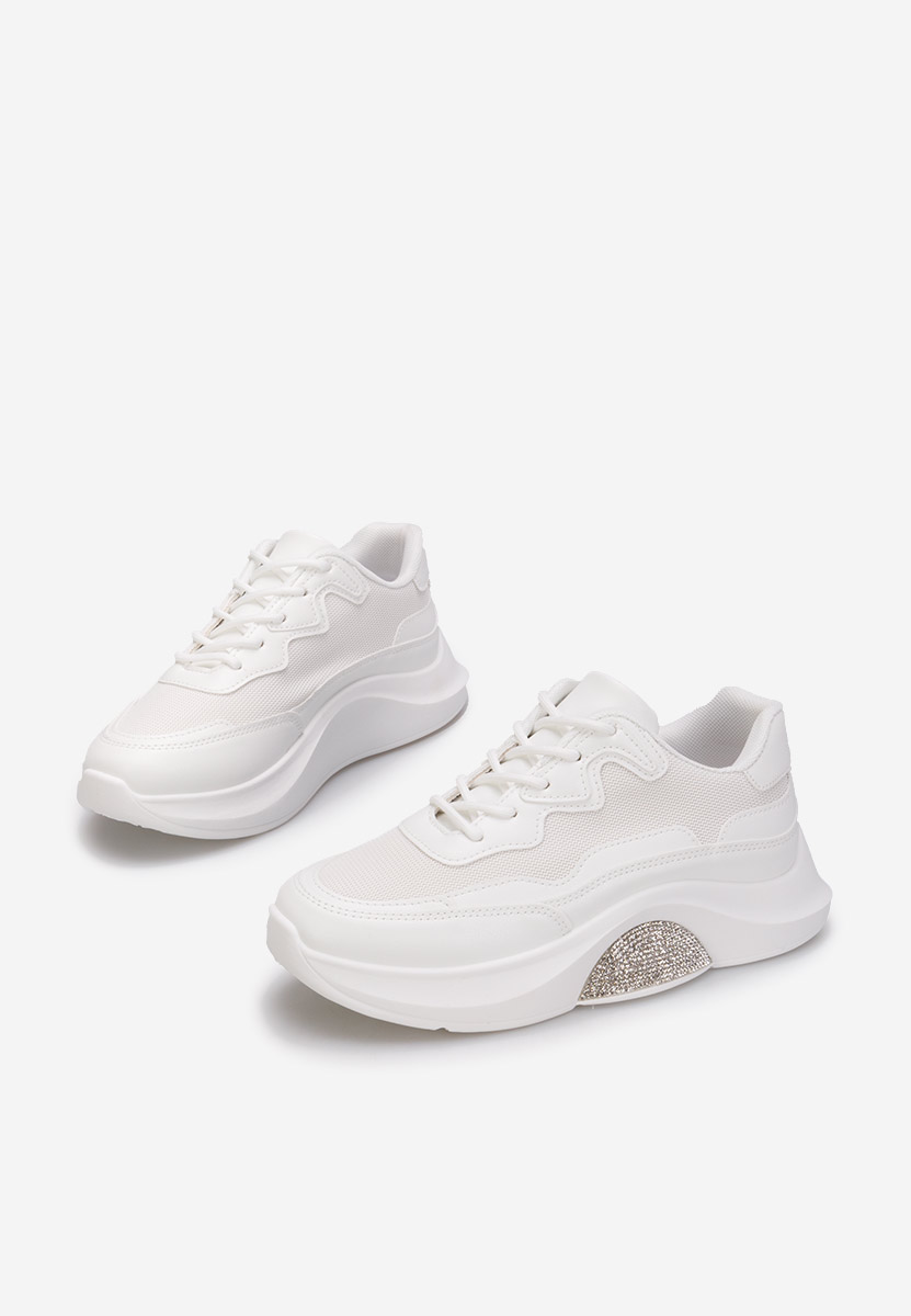 Białe sneakersy damskie Katya