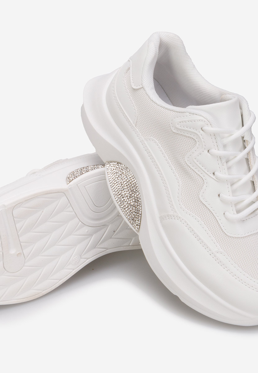 Białe sneakersy damskie Katya