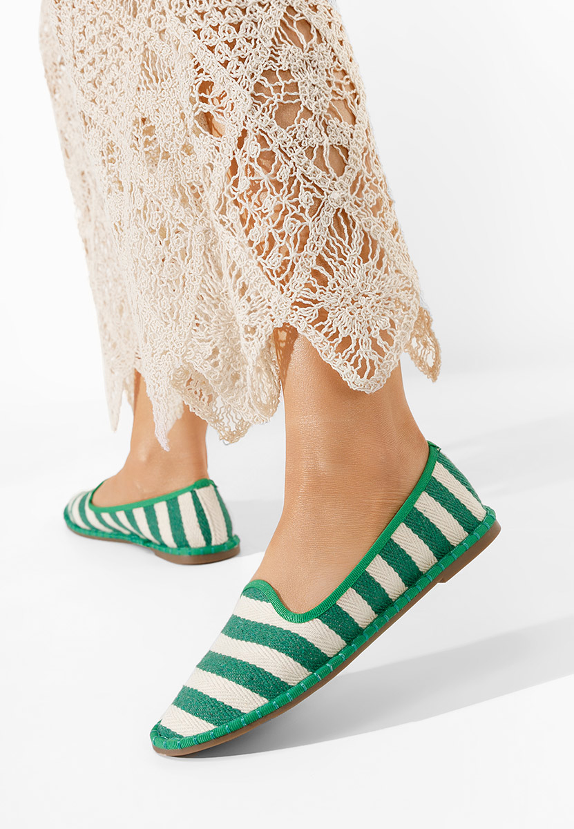 Zielone espadryle damskie Dorika