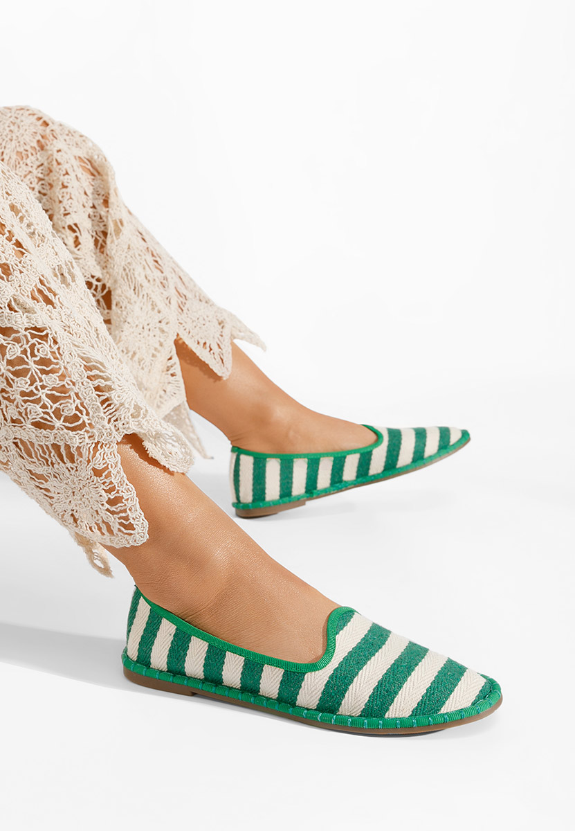 Zielone espadryle damskie Dorika