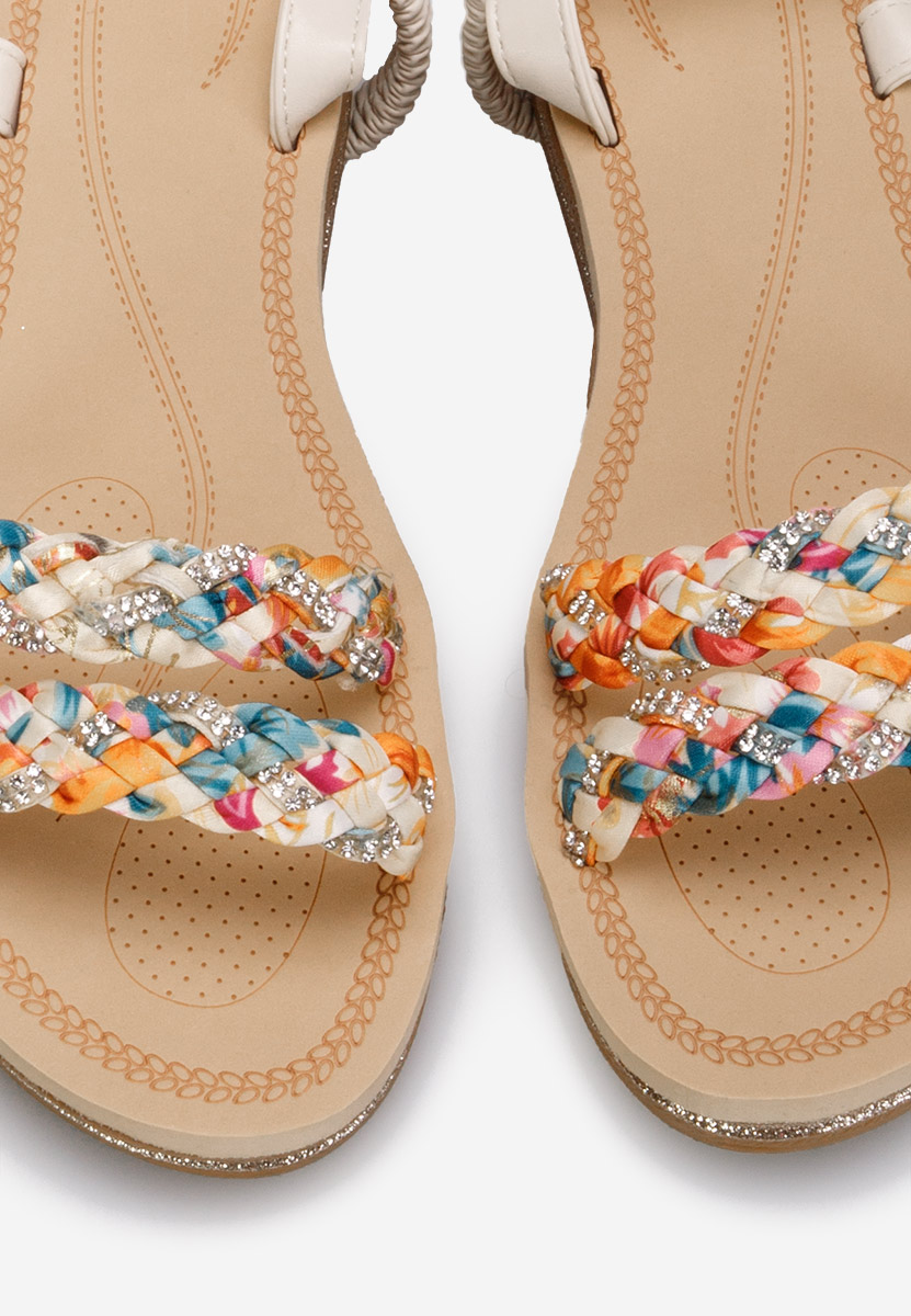 Beżowe sandały damskie Moniela