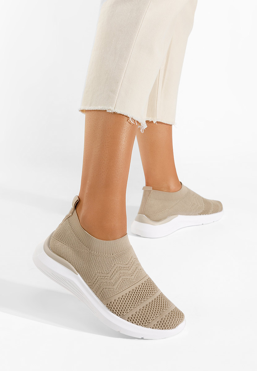 Khaki tenisówki Brona