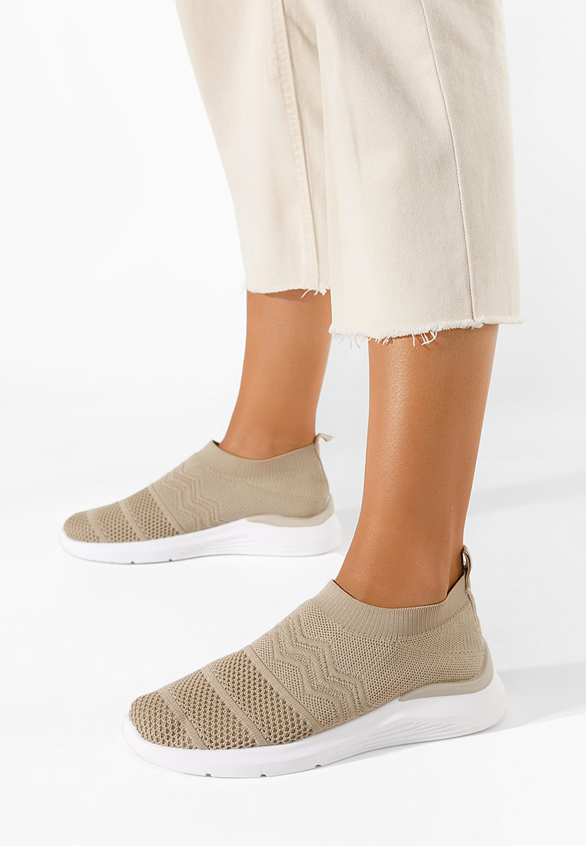Khaki tenisówki Brona