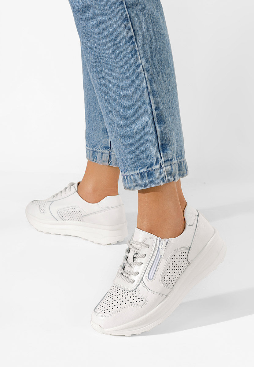 Białe sneakersy damskie Cidra