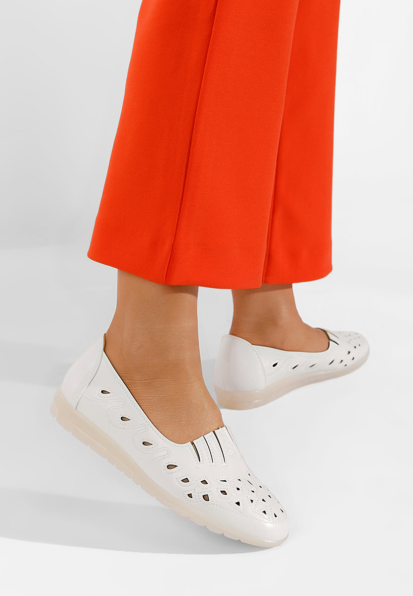 Białe espadryle damskie Miglia