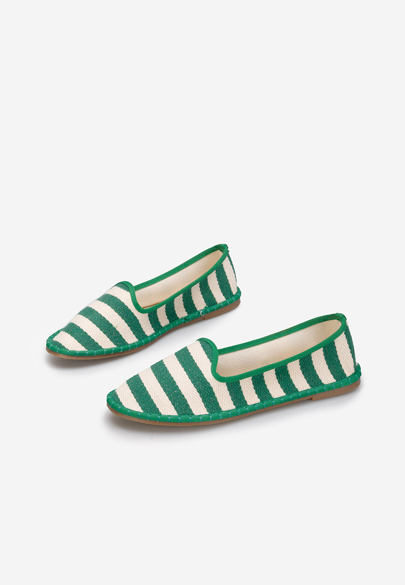 Zielone espadryle damskie Dorika