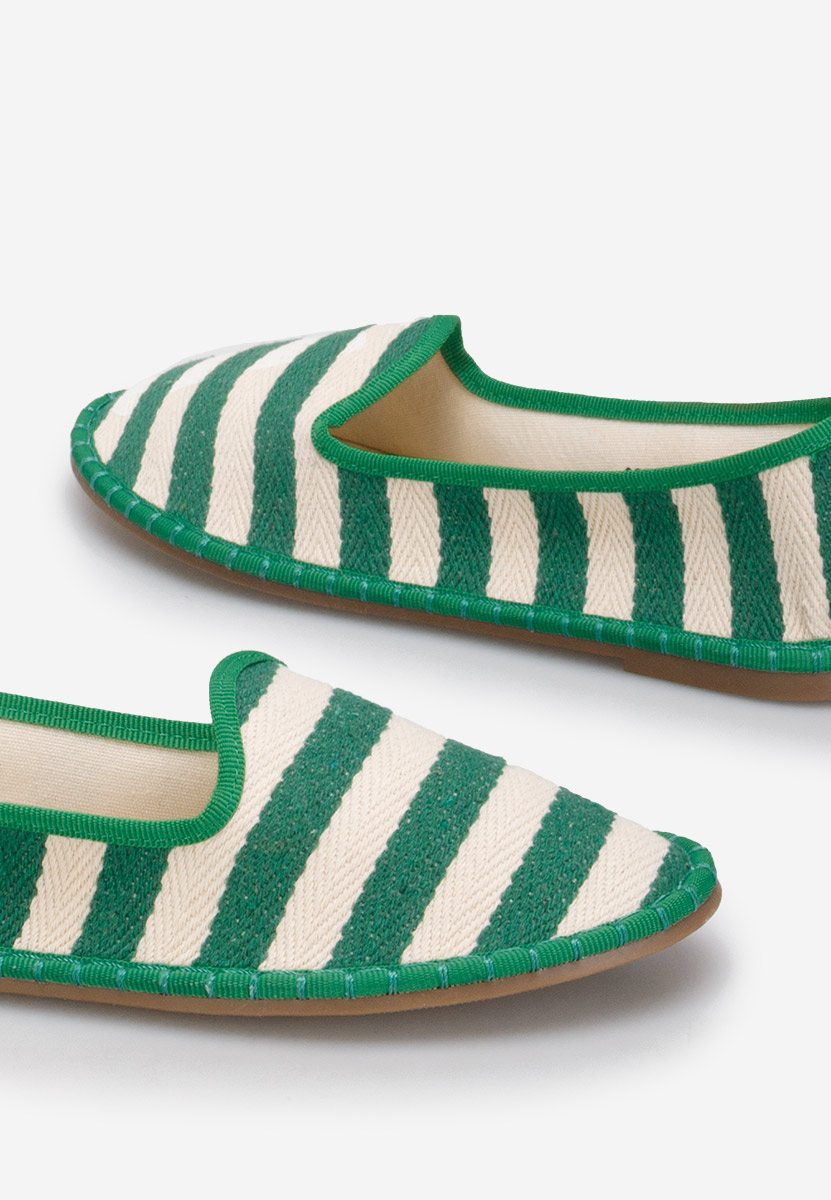 Zielone espadryle damskie Dorika