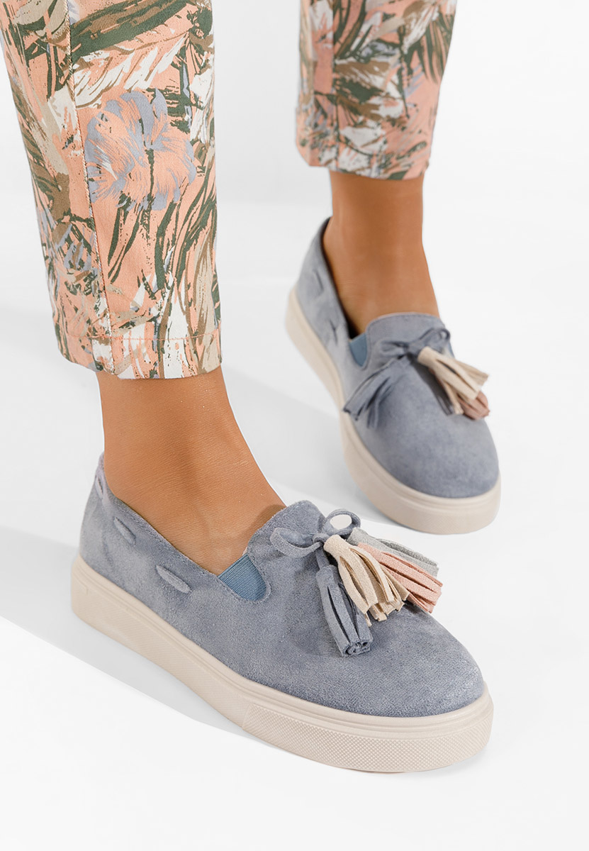 Niebieskie espadryle damskie Graziela