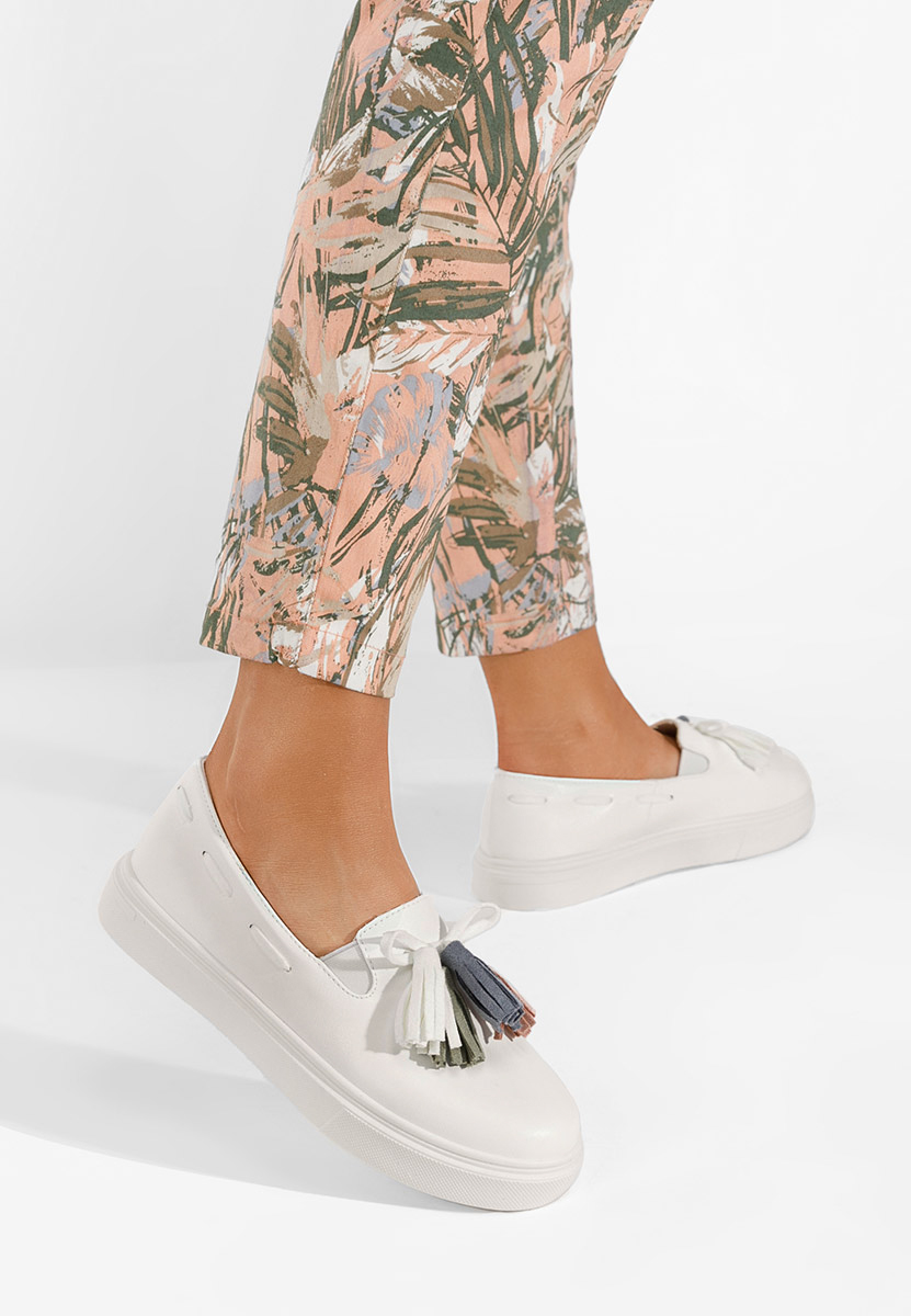 Białe espadryle damskie Graziela