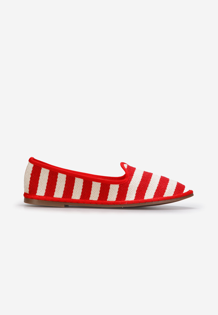 Czerwone espadryle damskie Dorika