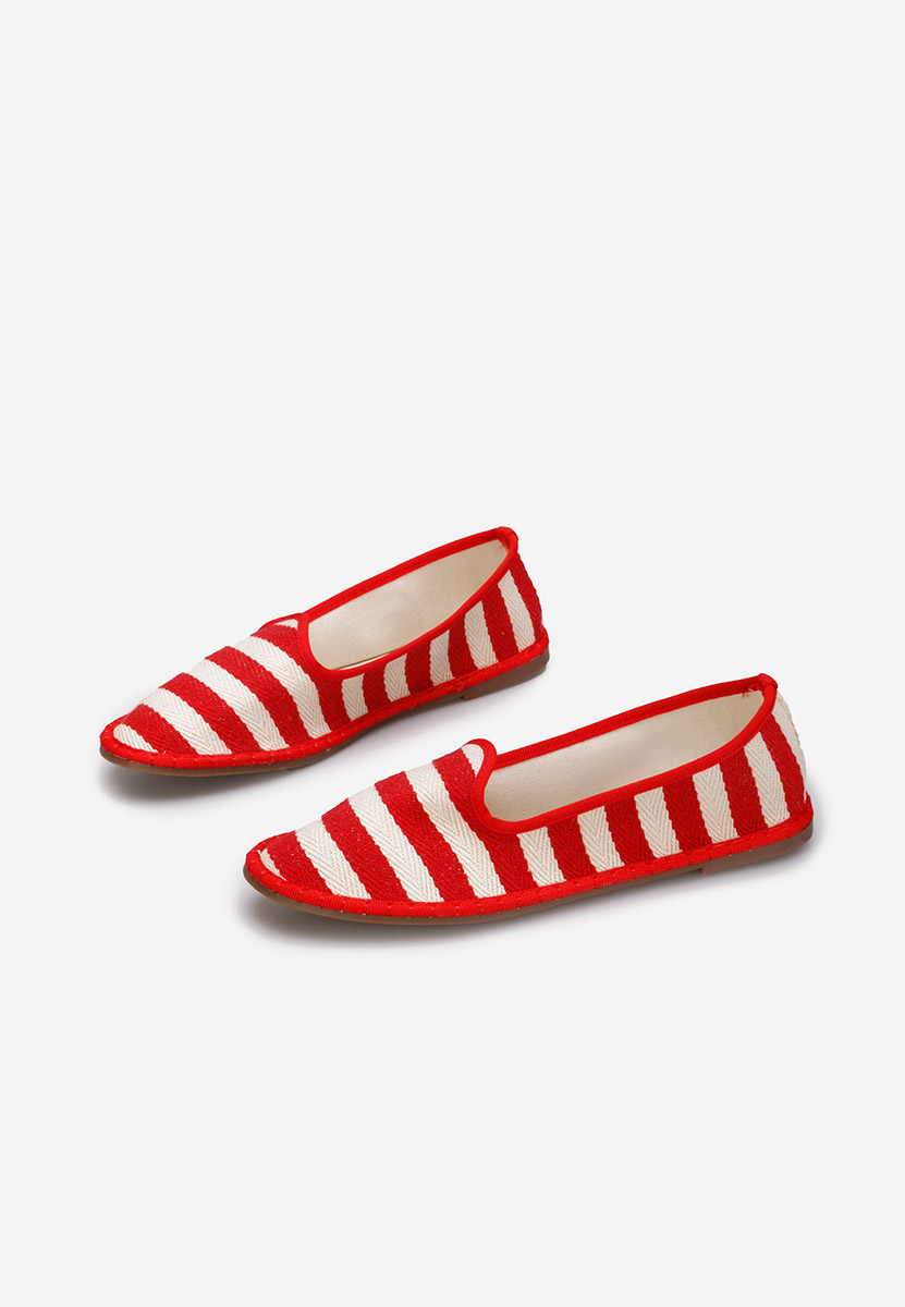 Czerwone espadryle damskie Dorika