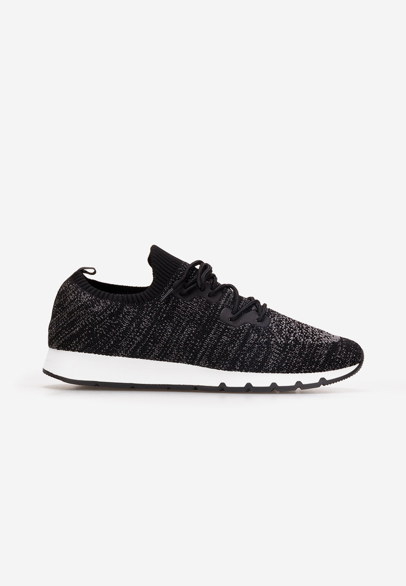 Czarne buty sportowe męskie Fiero