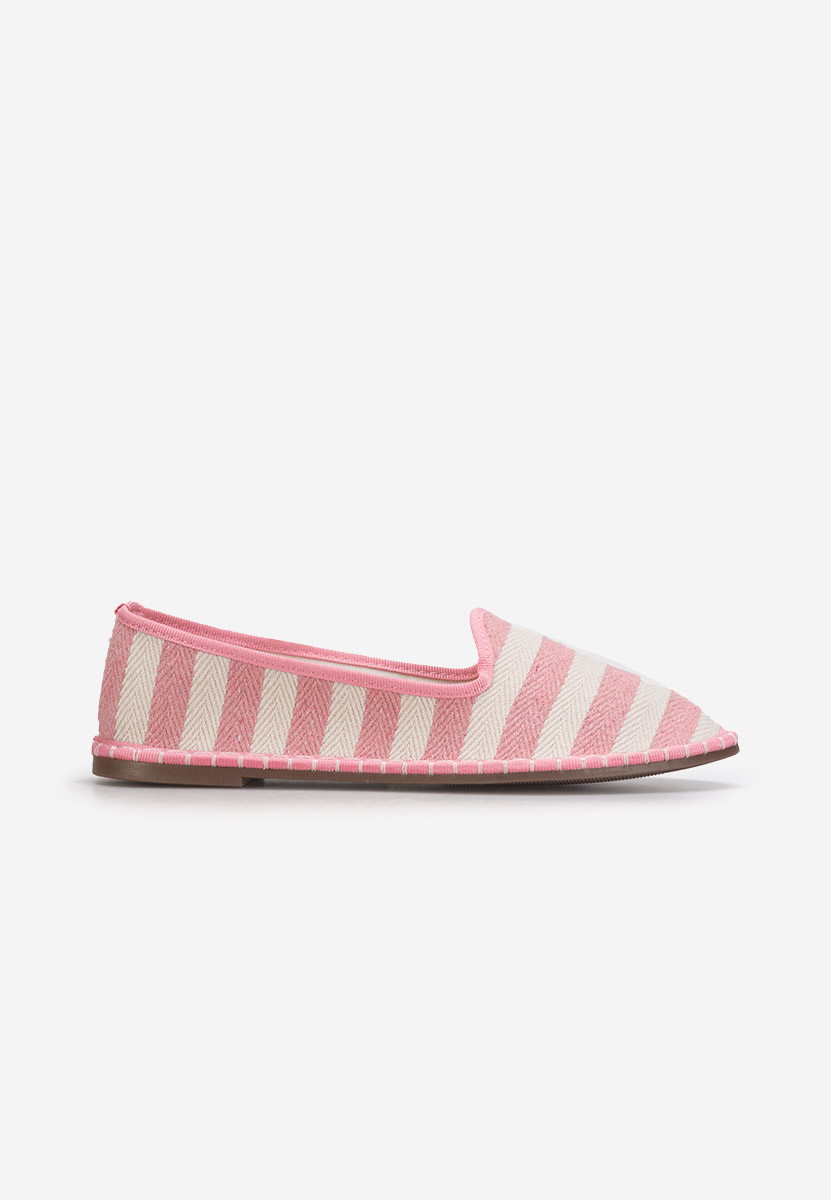 Różowe espadryle damskie Dorika