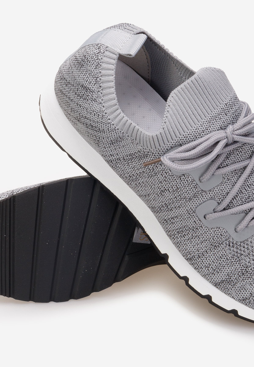 Szare buty sportowe męskie Fiero