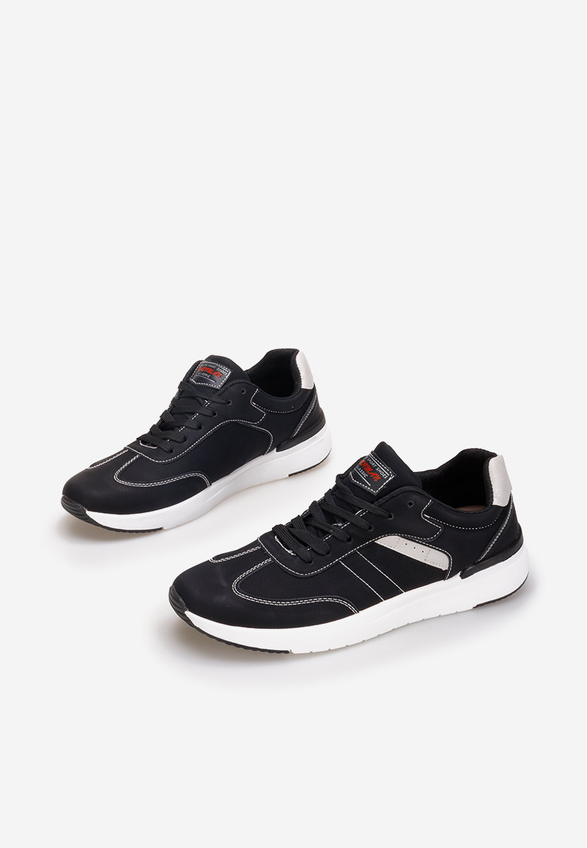 Czarne buty sportowe męskie Sergio