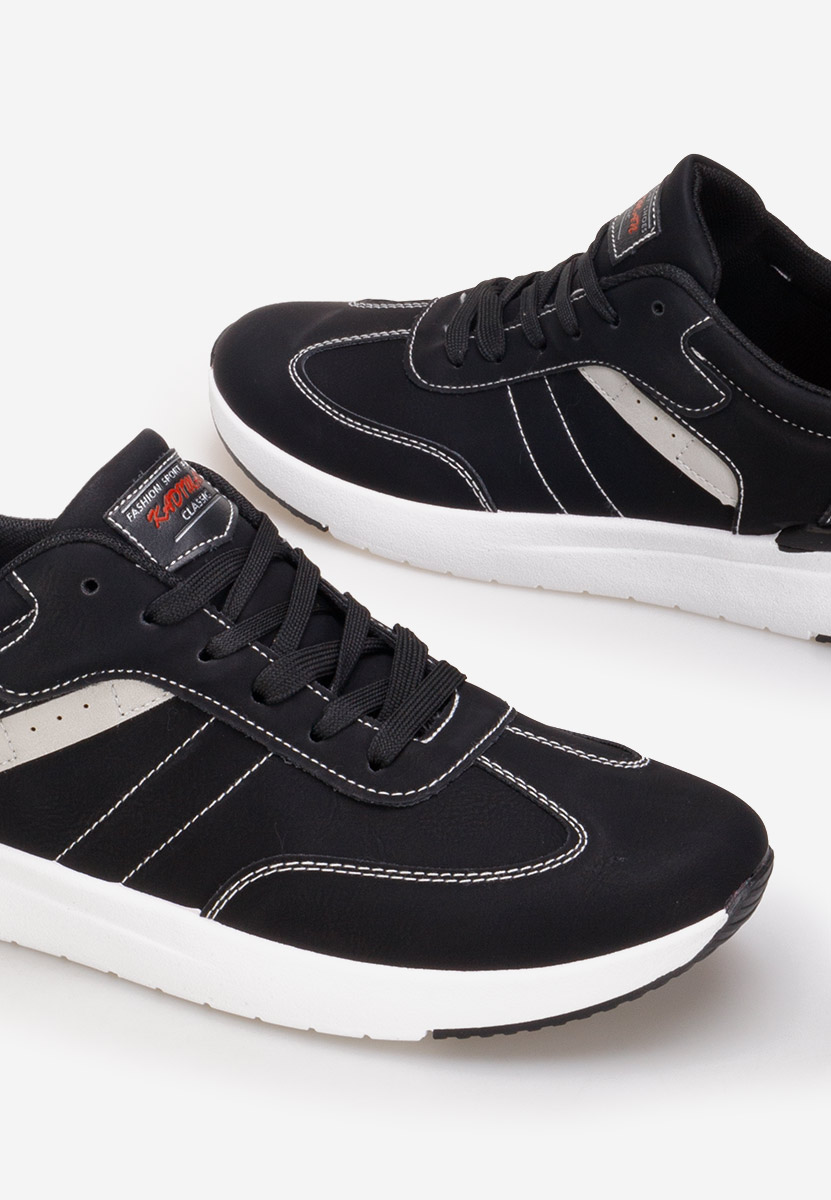 Czarne buty sportowe męskie Sergio