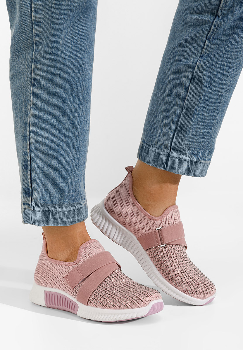Różowe buty sportowe damskie Limana