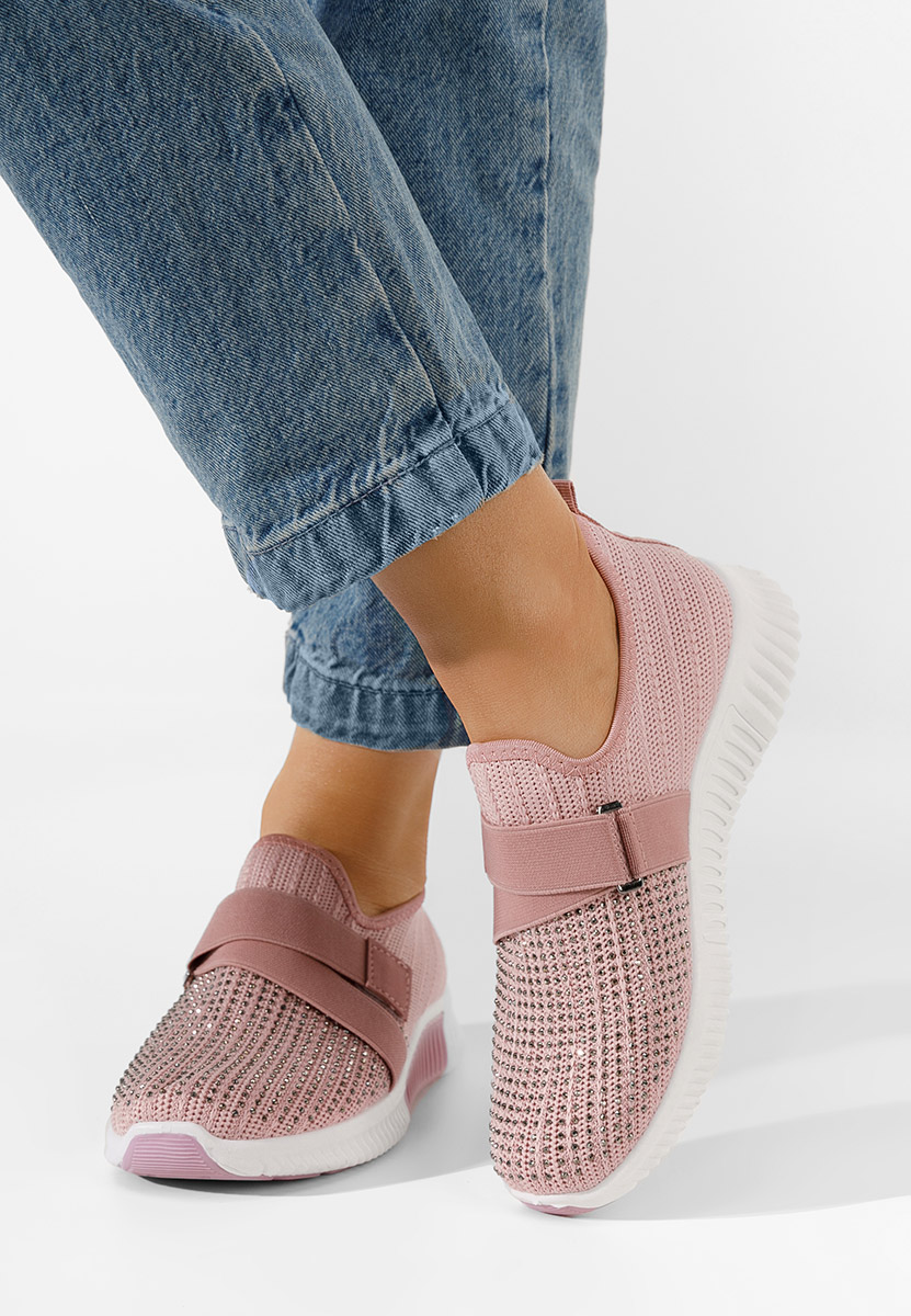 Różowe buty sportowe damskie Limana