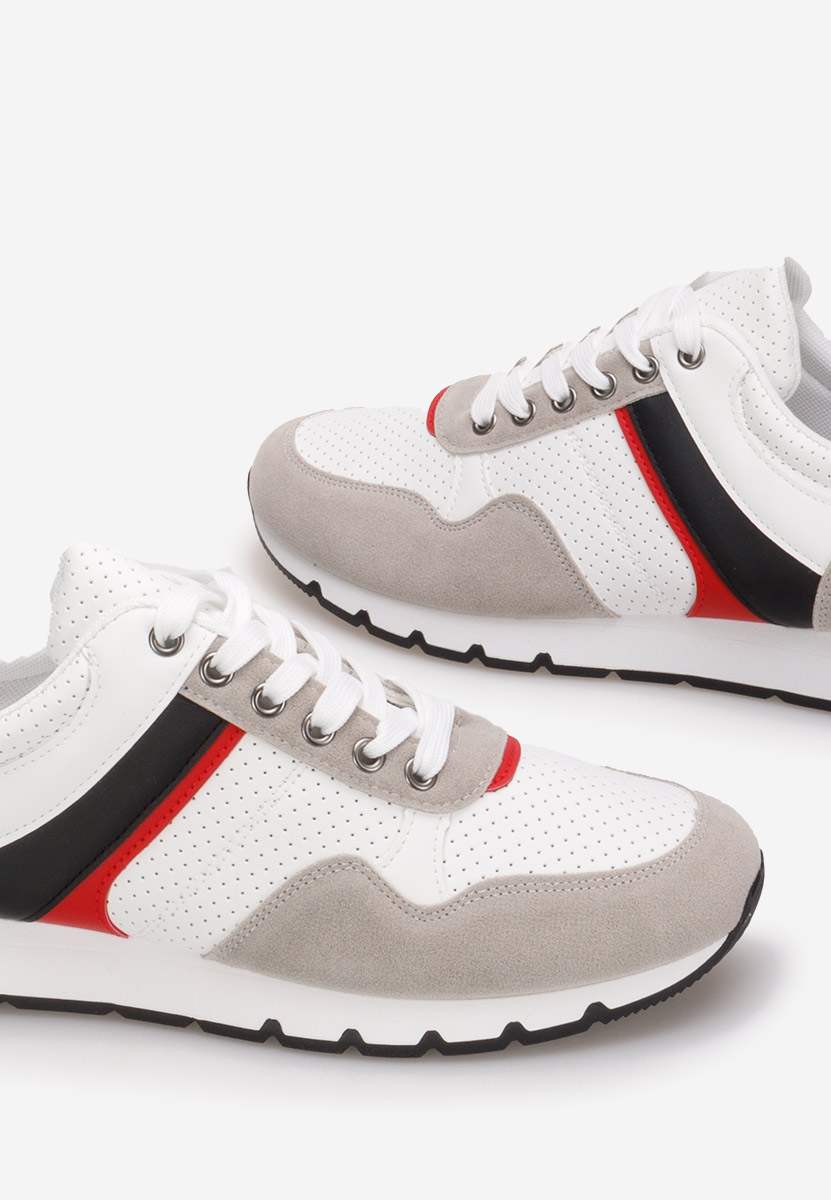 Beżowe sneakersy męskie Benedict