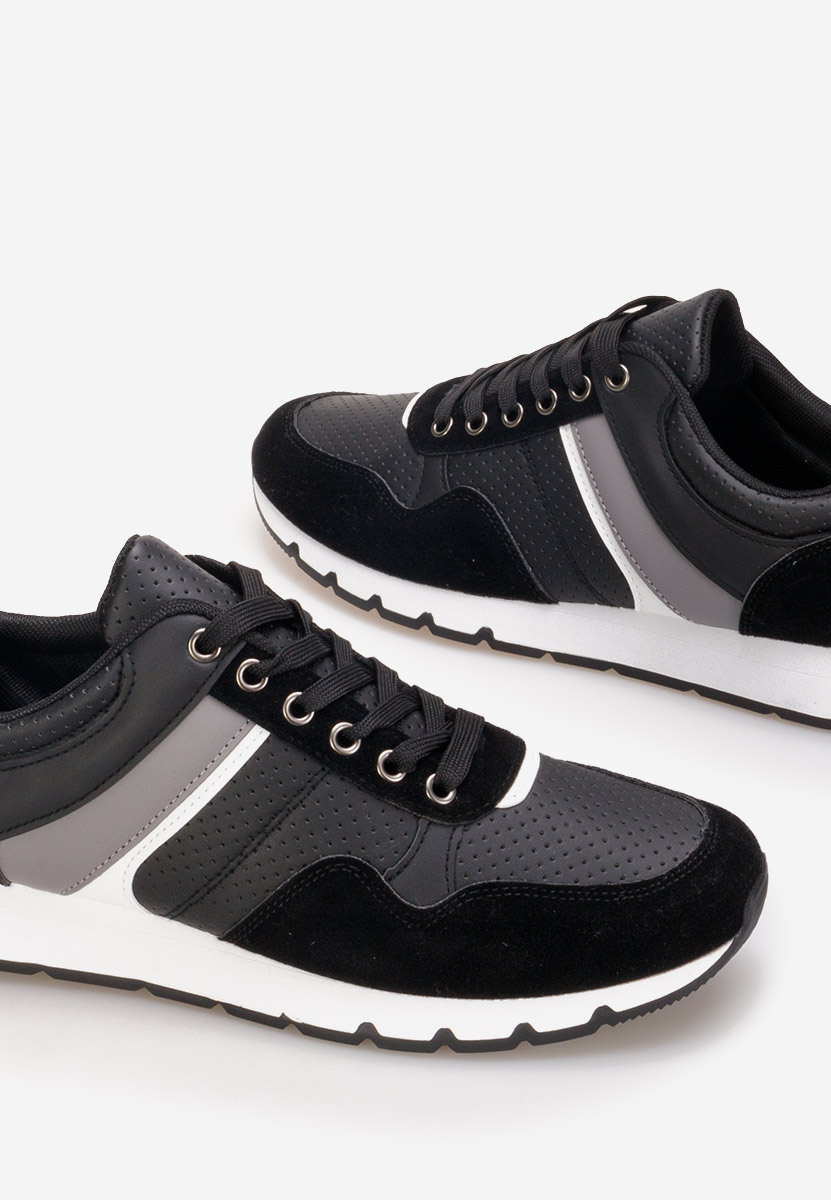 Czarne sneakersy męskie Benedict