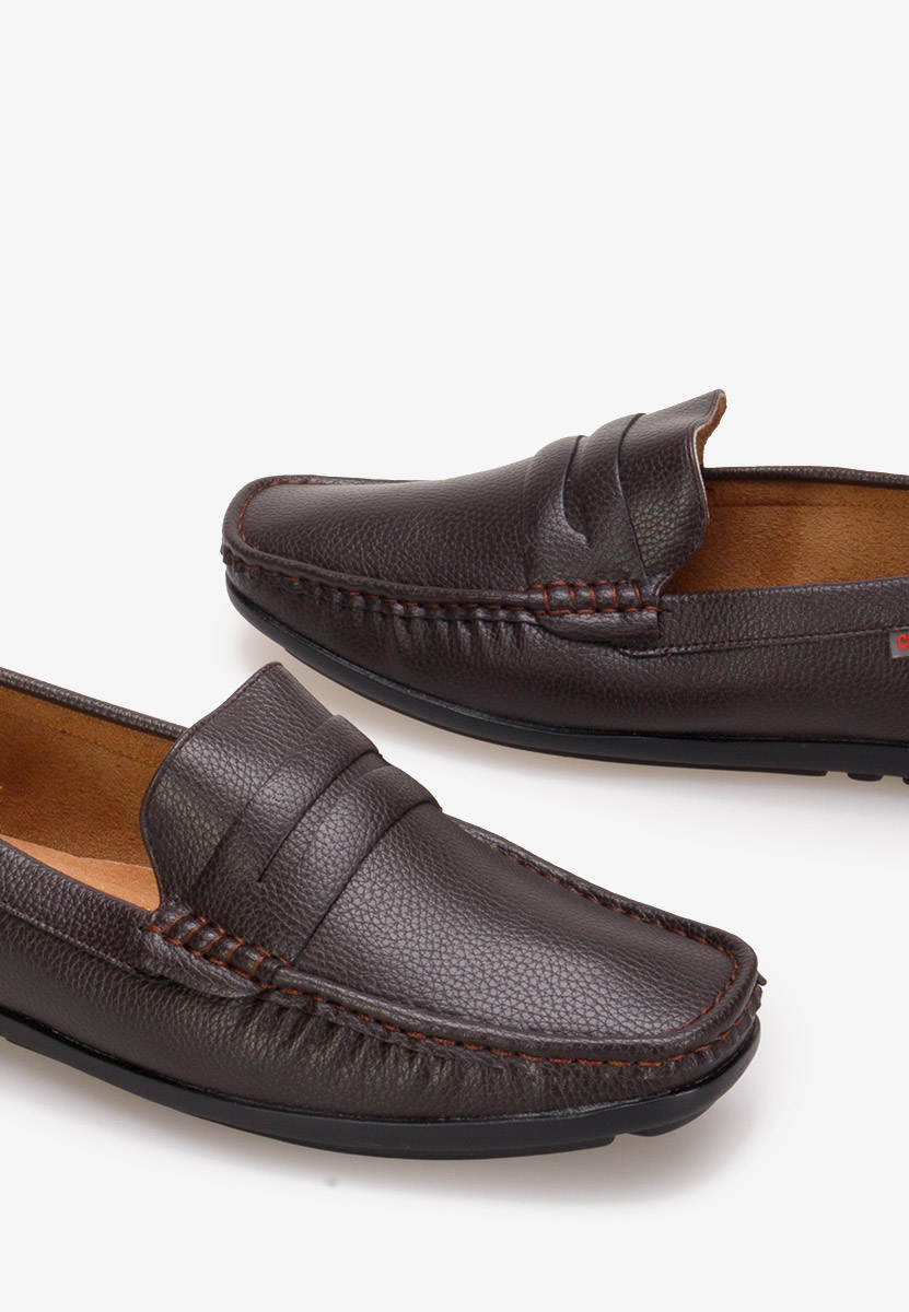 Brązowe mokasyny męskie Cornelius