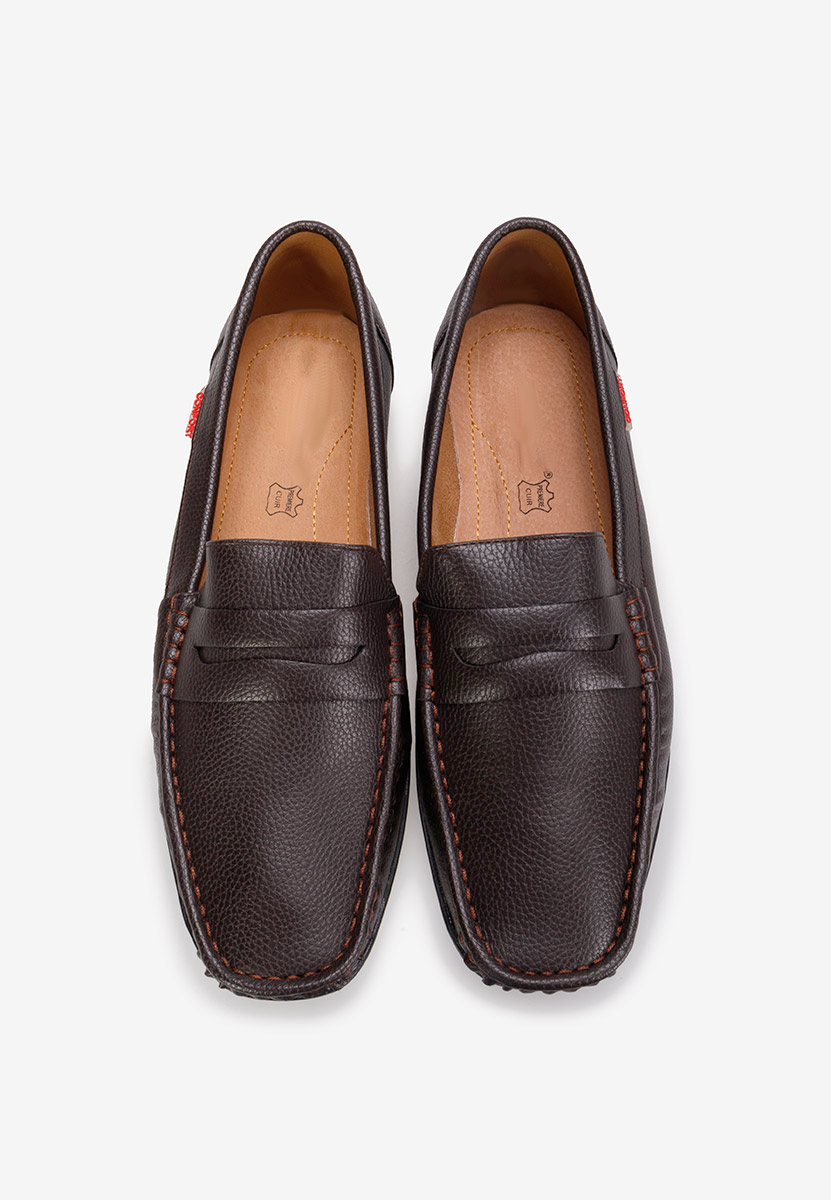 Brązowe mokasyny męskie Cornelius