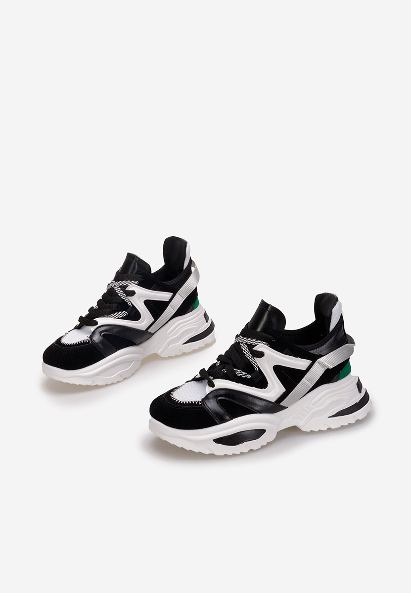 Czarne sneakersy damskie Knower