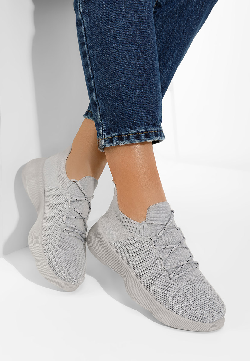 Szare buty sportowe damskie Marotti