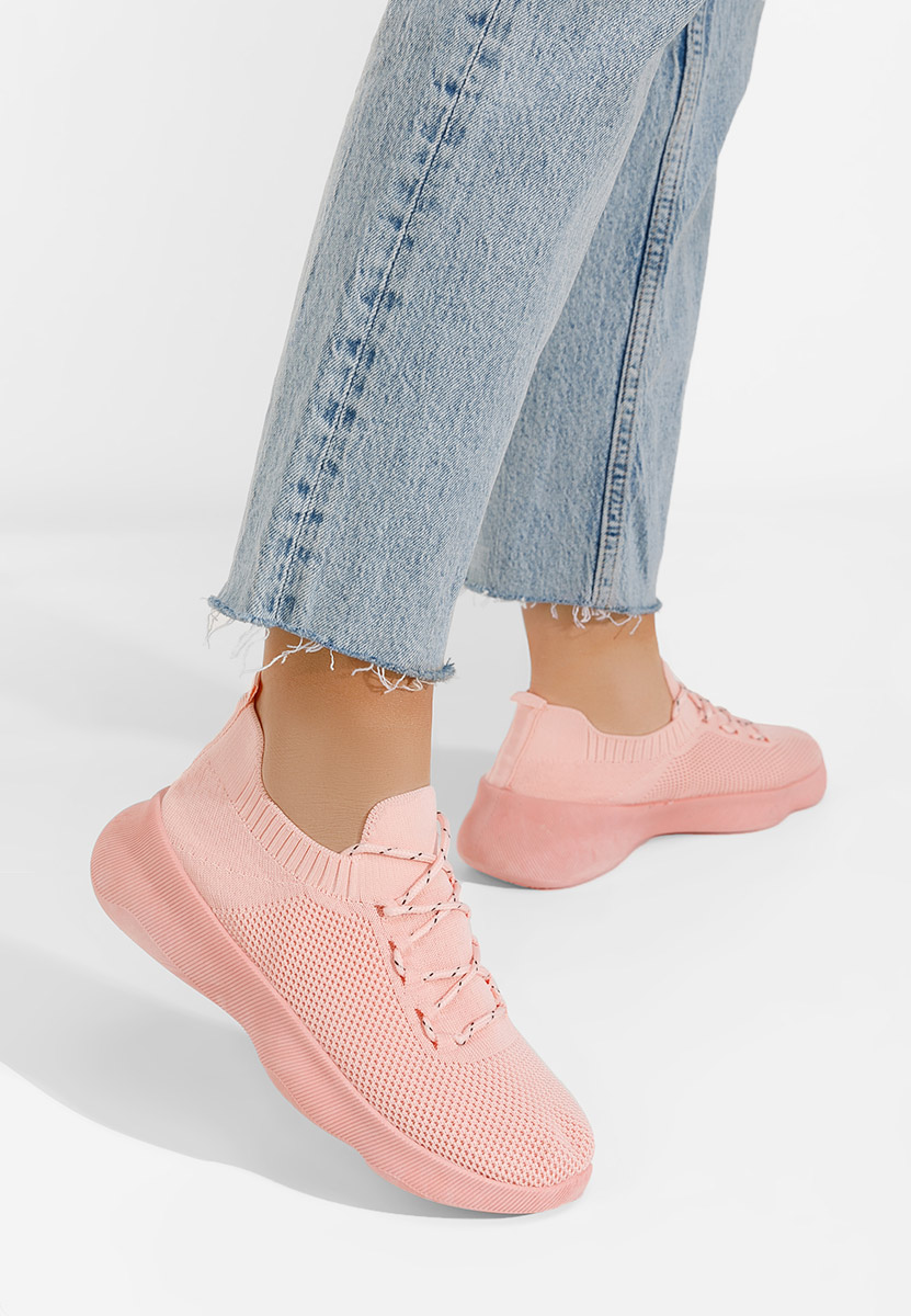 Różowe buty sportowe damskie Marotti