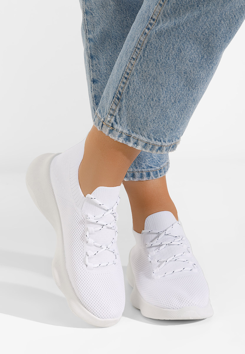 Białe buty sportowe damskie Marotti