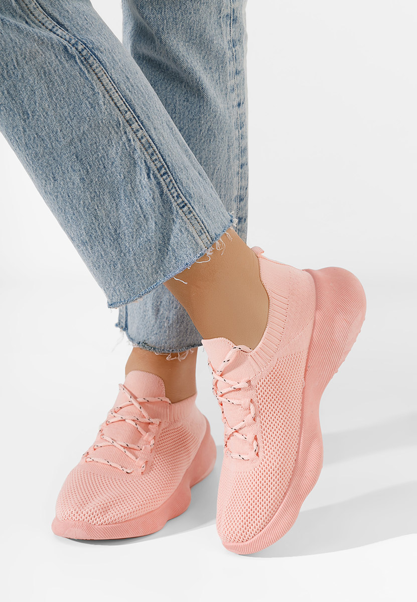 Różowe buty sportowe damskie Marotti