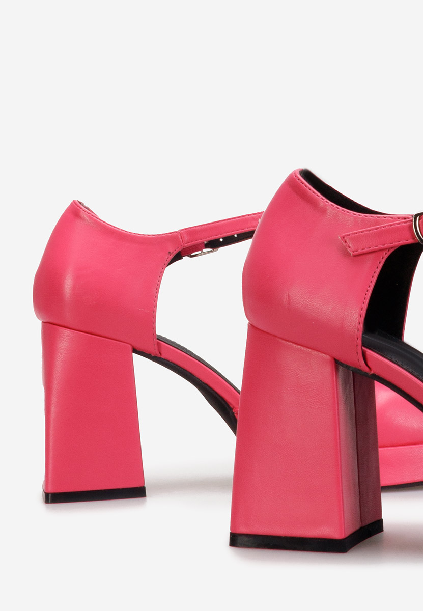 Fuksjowe czółenka na słupku Abile