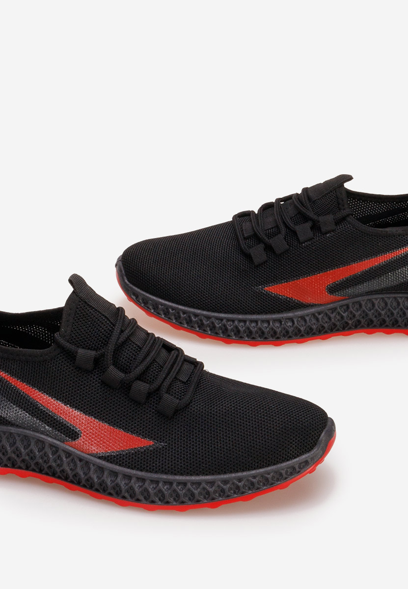 Czerwone buty sportowe męskie Duncan