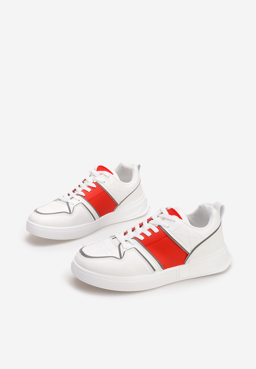 Czerwone sneakersy męskie Oscar