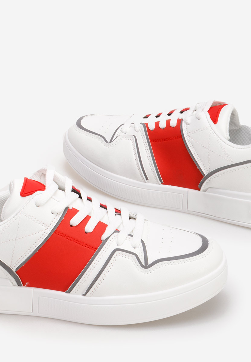 Czerwone sneakersy męskie Oscar