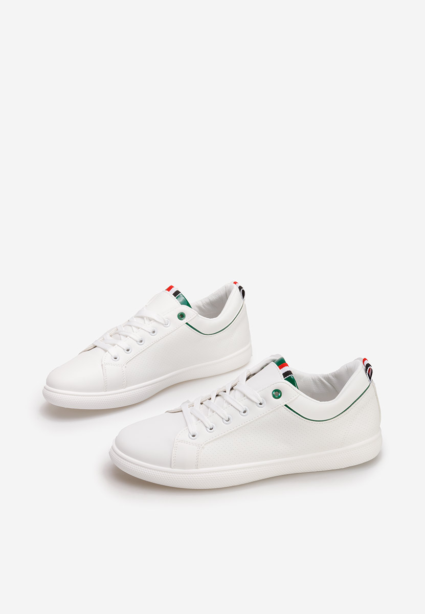 Białe sneakersy męskie Travers