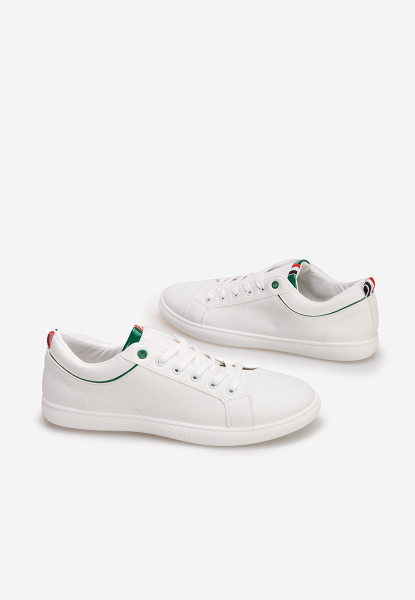 Białe sneakersy męskie Travers