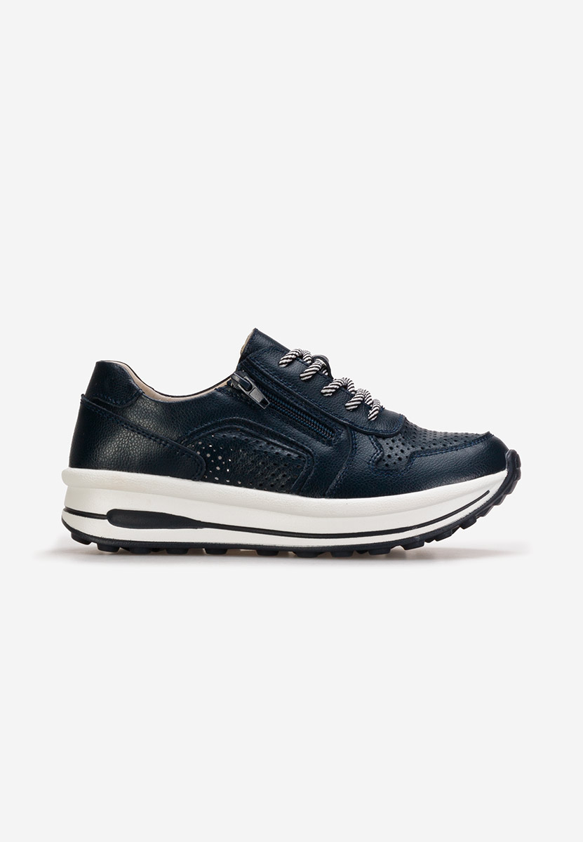 Granatowe sneakersy damskie Cidra