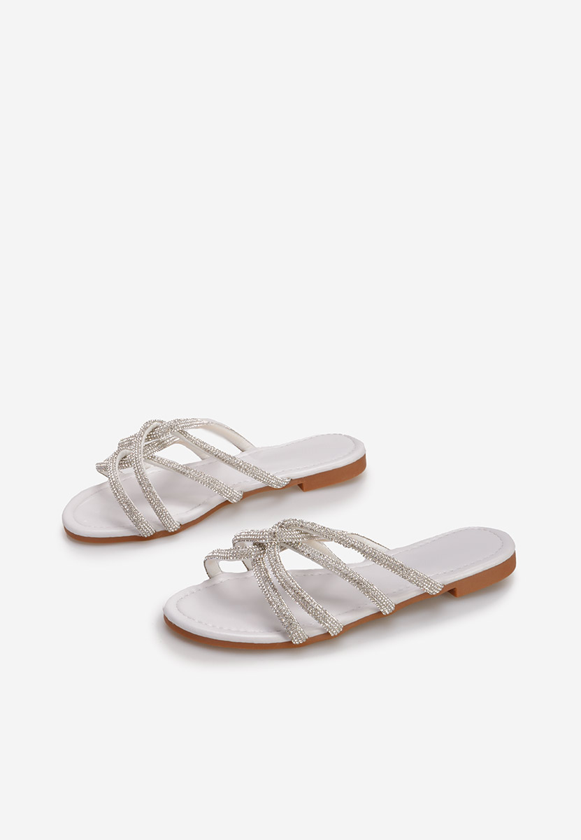 Szare klapki damskie eleganckie Bonnie V2