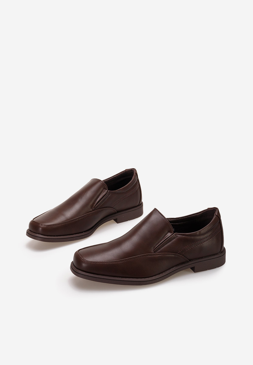 Brązowe mokasyny męskie Herman