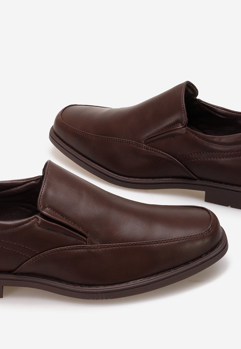 Brązowe mokasyny męskie Herman